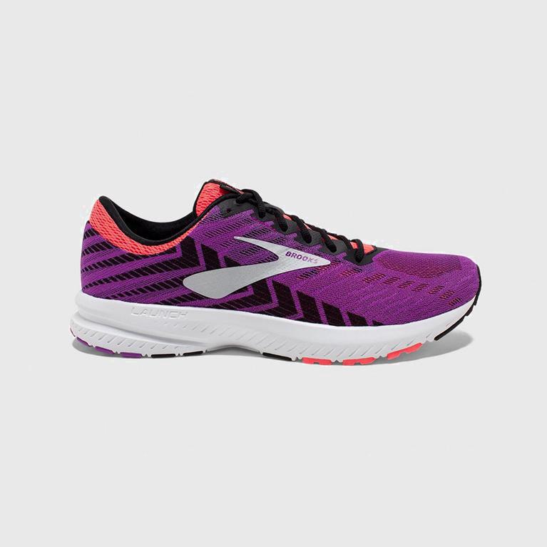 Brooks Launch 6 Womens Road Running Shoes - Pink - Philippines (815263MRN)